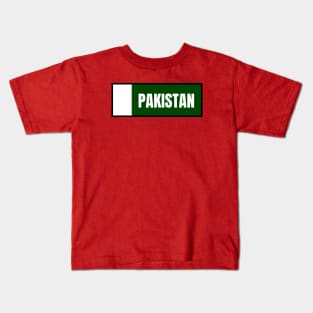 Pakistan Flag Colors Kids T-Shirt